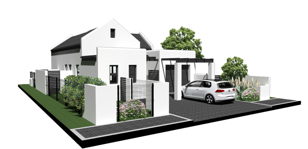 Modern house with garage design for Harbour’s Edge development
